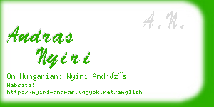 andras nyiri business card